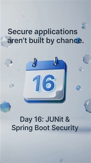 On Day 16 of our Founder's Batch, students learned JUnit Testing & Spring Boot Security