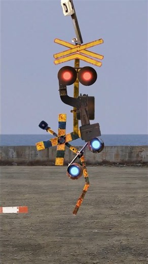 Rusty Railroad Crossing Tower #Shorts