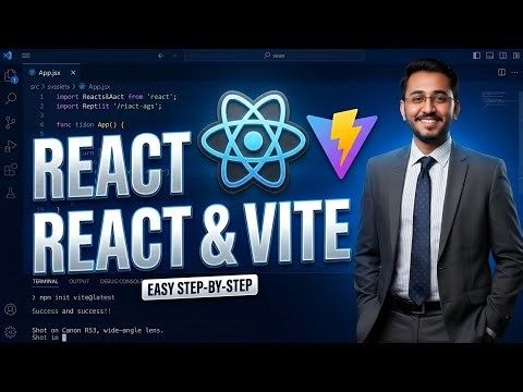 Learn React JS Part 1 Setup Installation and Build First Project with Vite
