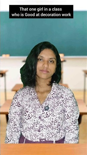One girl good at decoration 🤯 #jeevisekar #studentlife #artist #design #viral #funny #school #comedy