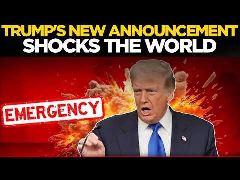 Trump LIVE | Trump Makes STUNNING Announcement in All-Important Press Conference | US News LIVE