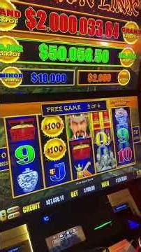 My FIRST Bonus on a TWO MILLION DRAGON LINK! #slots #casino #hardrock