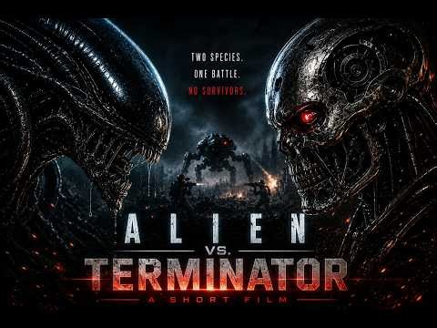 Alien vs. Terminator Future War 2099 Short Ai Film