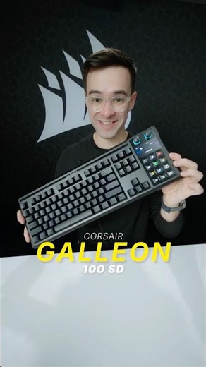 Ultimate creator keyboard!? ⌨️ CORSAIR GALLEON 100 SD @ CES 2026