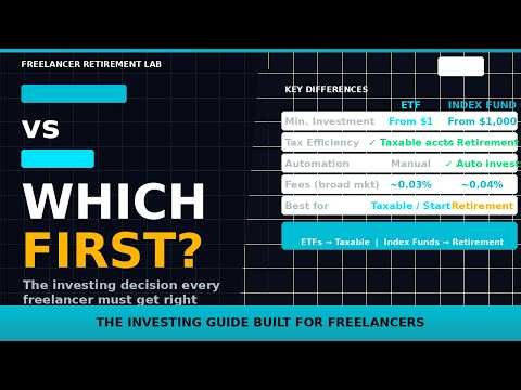 Index Funds vs ETFs: What Freelancers Should Invest In First