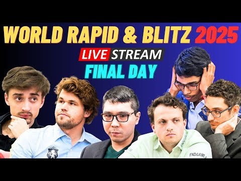 FINAL DAY NA! MAKAHABOL KAYA SI MAGNUS AT WESLEY? Fide World Rapid Chess 2025 Day 3
