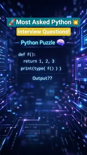 😳Most Asked Python Interview Trap😈 #pythoninterview #learnpython #shorts
