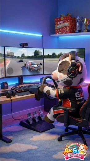 Gu Becomes Pro Gamer 🏎️🔥 | Crazy Racing Skills | Kids Gaming Short #RacingGame #KidsGaming #forkids