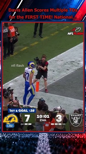 Davis Allen Scores Multiple TDs for the FIRST TIME! National Tight Ends Day! #nflhighlights #NFL #Am