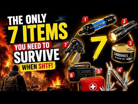 The ONLY 7 Items You Need To Survive When SHTF!