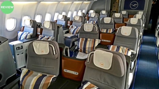 Lufthansa | Business class flight review | A340-600 | Dubai to Munich