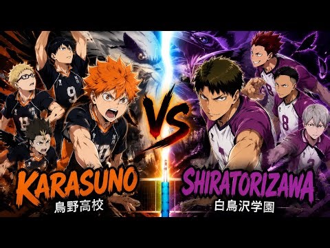 Haikyuu!! [AMV]Karasuno vs. Shiratorizawa is the legendary final match
