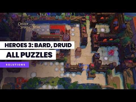Order of The Sinking Star Heroes 3: Bard, Druid All Puzzle Solutions