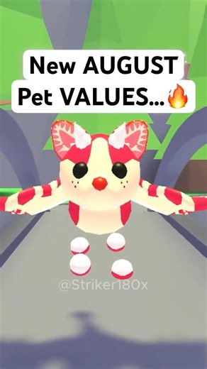 NEW August Pets VALUES in Adopt Me...🔥#roblox #adoptme