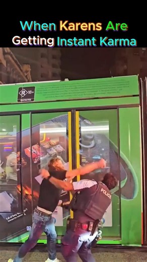 Karens Getting Instant Karma 🤣 #funny #reaction #karma #moments #viralvideo #trending #memes #fyp