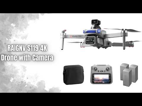 RAIGNV S119 4K Drone Review | 75 Min Flight + Obstacle Avoidance!