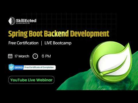 Spring Boot Backend Development Bootcamp