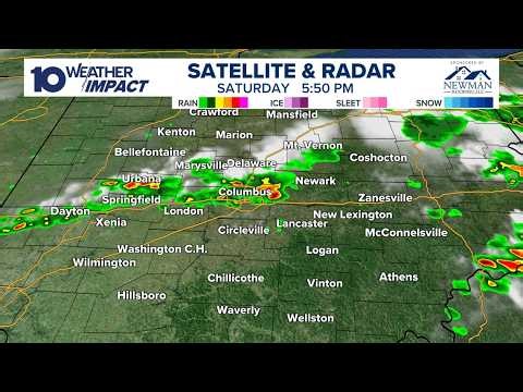 Tracking thunderstorms moving through central Ohio | Live radar