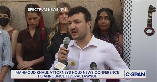 Mahmoud Khalil Attorneys Hold News Conference to Announce Federal Lawsuit