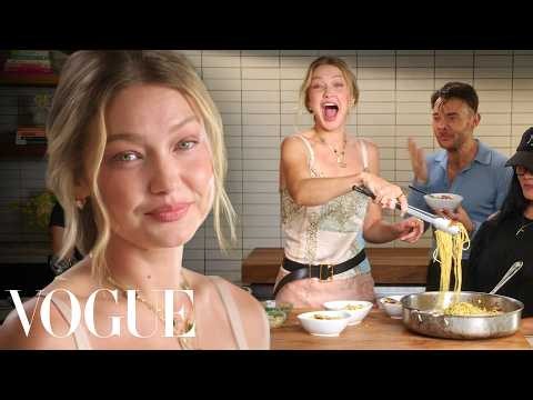 Gigi Hadid Makes Pasta Dinner | Now Serving | Vogue