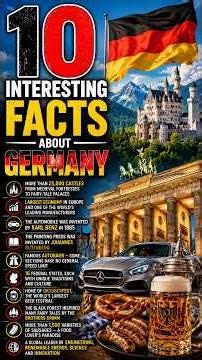 🇩🇪10 Interesting Facts About Germany | Castles, Cars & Incredible History #facts #historicgermany
