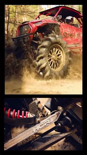 Turbo S on full HCR suspension + 8” portals + 44” Assassinators… this thing doesn’t hit mud, it owns