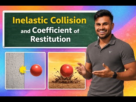 PART20:IN-ELASTIC COLLISION AND COEFFICIENT OF RESTITUTION
