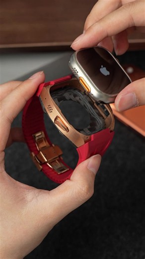 Flashing red light means go.So does my installed strap.😹#applewatchband #watchband #asmrsounds #asmr #MC0502