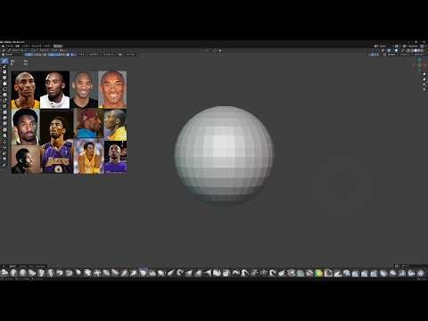 【Blender】NBAスカルプト/Kobe Bryant 3D