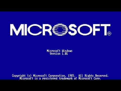 Windows 1.0 BSOD Screen