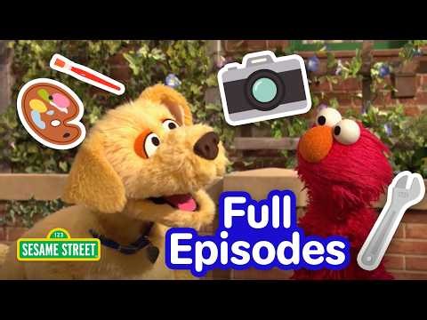 Elmo's Jobs Day on Sesame Street!🧑‍🎨👨‍🔧 | FOUR Sesame Street Full Episodes