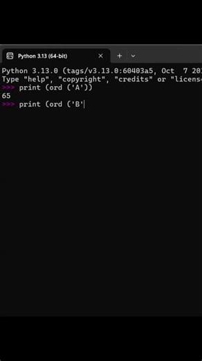 Get ASCII Value | Python