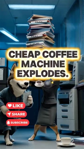 CHEAP COFFEE MACHINE EXPLODES. ☕💣