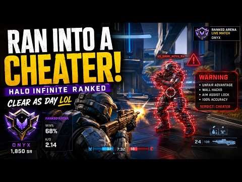 Ran Into A Cheater Halo Infinite Ranked Game Play Clear as day lol