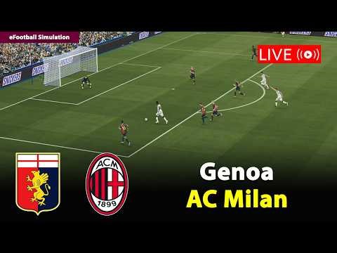 🔴Genoa vs AC Milan | Serie A 25/26 | Simulazione di eFootball PES21