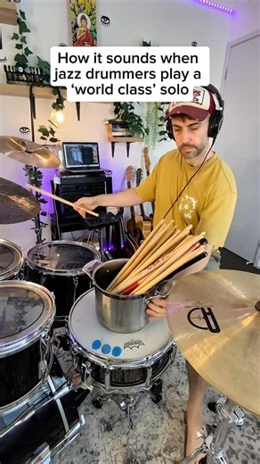 How a ‘world class’ jazz drum solo sounds #drums #drummers #jazz