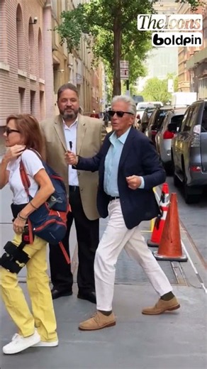Michael Douglas And Catherine Zeta Jones Going To Talk Show Together👝 #michaeldouglas
