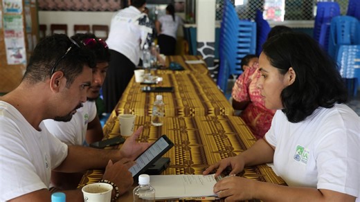 DAY TWO | SAVAII – GEF-7 SAMOA INVASIVE ALIEN SPECIES (IAS) PROJECT KNOWLEDGE, ATTITUDES AND PRACTICES (KAP) SURVEY IMPLEMENTATION – FEBRUARY 24, 2026 The day two of the GEF-7 IAS Project Community Awareness Roadshow and KAP Survey was dedicated to the formal implementation of the KAP Survey at the Vaisala Hotel, Savai’i. 🟢The representatives from the villages of Asau, Auala, Vaisala, Fagasa, Sataua, Falealupo, Tufutafoe, Neiafu, and Falelima convened to actively participate in this important d
