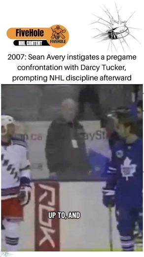 2007: Sean Avery and Darcy Tucker turned warm-ups into chaos. Avery’s antics crossed the line, earning league discipline and adding yet another chapter to his reputation as one of hockey’s most controversial agitators. #SeanAvery #DarcyTucker #NHLHistory #HockeyControversy #PregameChaos