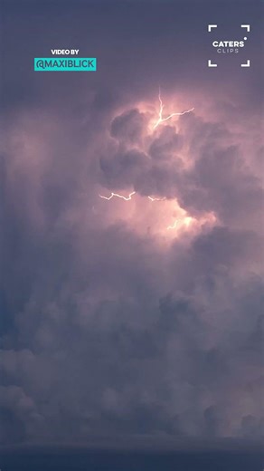 I've Never Seen Lightning This Crazy 😱 #lightning #weather