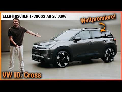 VW ID. Cross (2026) Weltpremiere des elektrischen T-Cross ab 28.000€! Review | Test | Innenraum