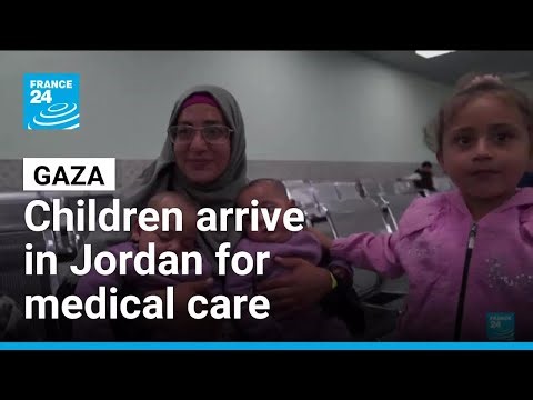 Dozens of Gaza children arrive in Jordan for medical care • FRANCE 24 English