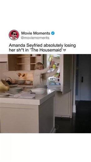 She went all in for this one 😂 Sydney Sweeney and Amanda Seyfried star in The Housemaid, a psychological thriller about a young woman who takes a live-in job working for a wealthy couple, only to discover that her new employers are hiding some disturbing secrets. As Millie (Sweeney) becomes increasingly entangled in the family's private affairs, what initially seems like a fresh start quickly turns into a dangerous game of manipulation, deception, and obsession. Directed by Paul Feig and based 