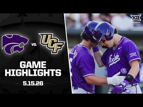 Kansas State vs. UCF Highlights (5.15.26) | 2026 Big 12 Baseball