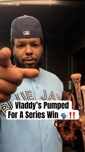 A message from Vladimir Guerrero Jr. & Myles Straw 💪 #MLB #BlueJays