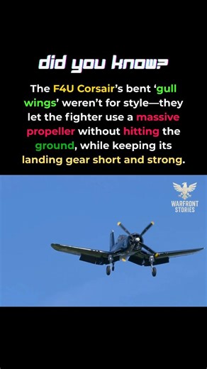 Why the Corsair’s Wings Look So Weird #ww2 #aircraft