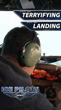 Pilots Face A Terrifying Landing In Heavy Fog #shorts #icepilots