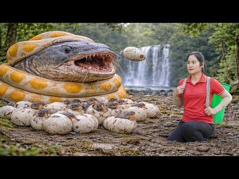 Harvesting 500+ Mutated Catfish in the Forest - Selling at the Market - Golden Python Attacks