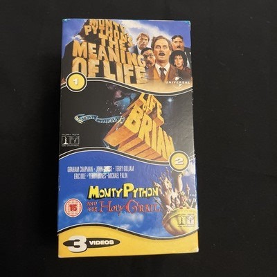 Monty Python VHS video cassette three movie Box Set classic British comedy | eBay UK