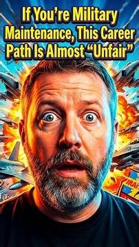 If Youre Military Maintenance, This Career Path Is Almost Unfair #shorts